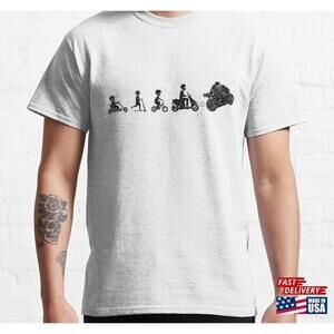 Bike Life Evolution Motorcycle Biker Gift T Shirt Tshirt